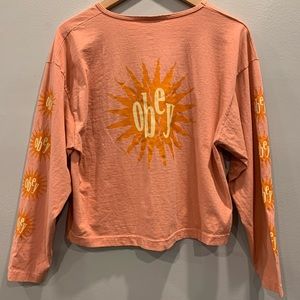 Obey long sleeve top
